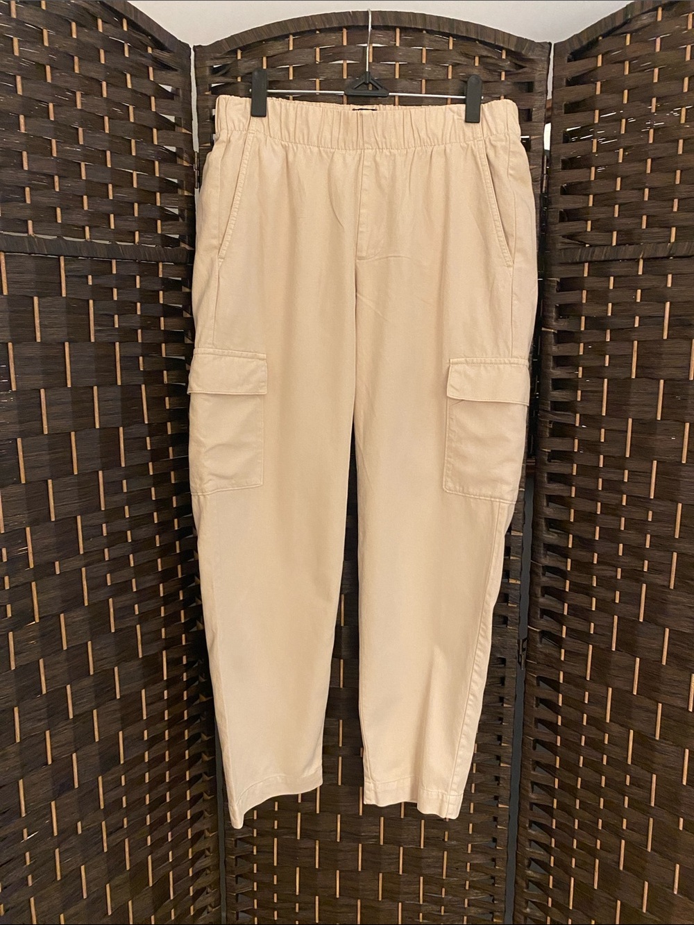 GAP Beige Cargo Jogger Trousers